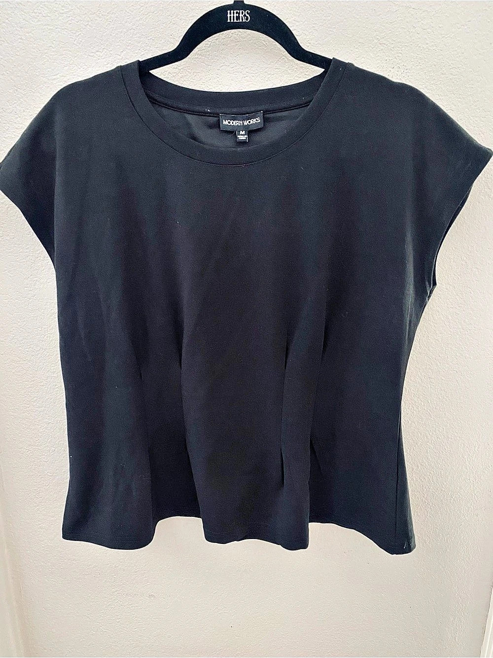 Modern Works Black Short Sleeve Tee Size Large